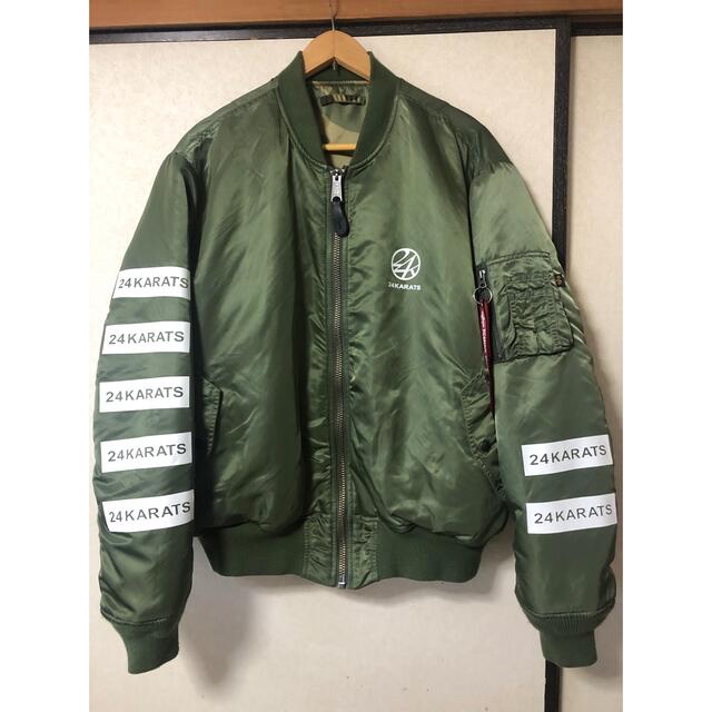 ALPHA INDUSTRIES(アルファインダストリーズ)の【24karats × ALPHA】Bomber MA-1 ブルゾンジャケット メンズのジャケット/アウター(ミリタリージャケット)の商品写真