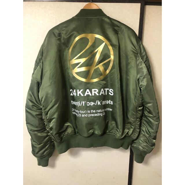 ALPHA INDUSTRIES(アルファインダストリーズ)の【24karats × ALPHA】Bomber MA-1 ブルゾンジャケット メンズのジャケット/アウター(ミリタリージャケット)の商品写真