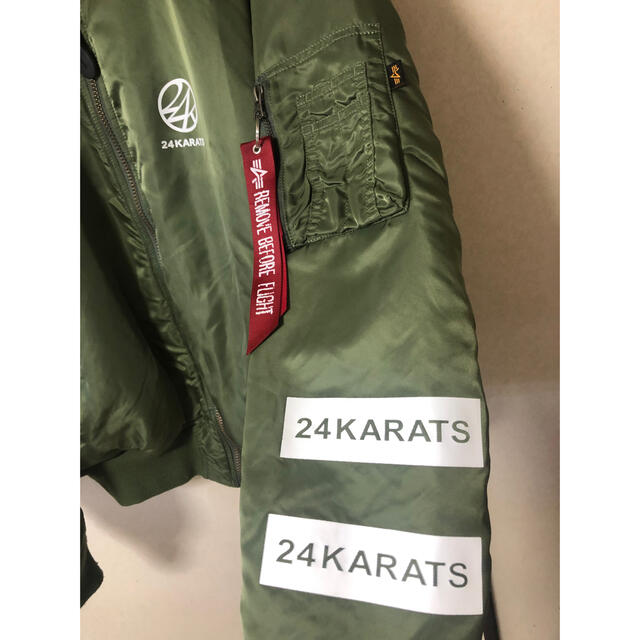 ALPHA INDUSTRIES(アルファインダストリーズ)の【24karats × ALPHA】Bomber MA-1 ブルゾンジャケット メンズのジャケット/アウター(ミリタリージャケット)の商品写真