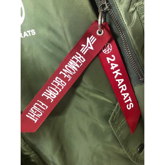 ALPHA INDUSTRIES(アルファインダストリーズ)の【24karats × ALPHA】Bomber MA-1 ブルゾンジャケット メンズのジャケット/アウター(ミリタリージャケット)の商品写真