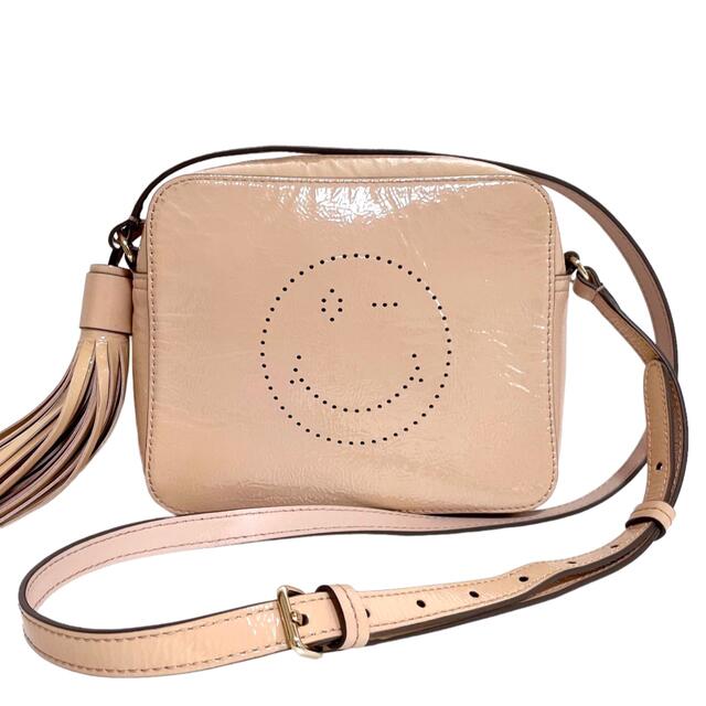 Anya hindmarch アニヤハインドマーチ スマイリー ショルダーバッグ Anya hindmarch アニヤハインドマーチ スマイリー ショルダーバッグ