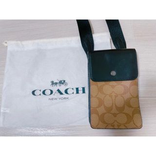 コーチ(COACH)の【ちっぷ様専用】coach スマホショルダー(ショルダーバッグ)