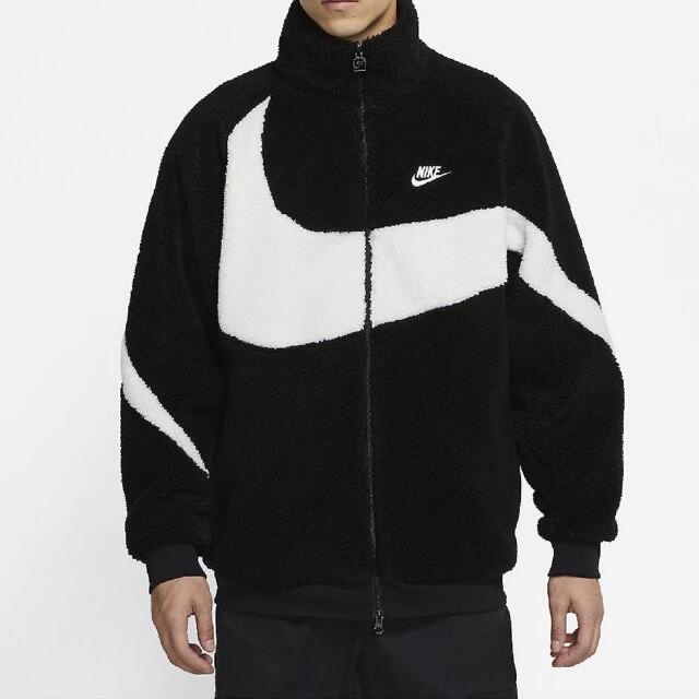 新品！NIKE BIG SWOOSH Boa Jacket Black