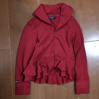 ラルフローレン(Ralph Lauren)のラルフローレンralph lauren☆美品裏起毛フリルジャケット120cm6T(ジャケット/上着)