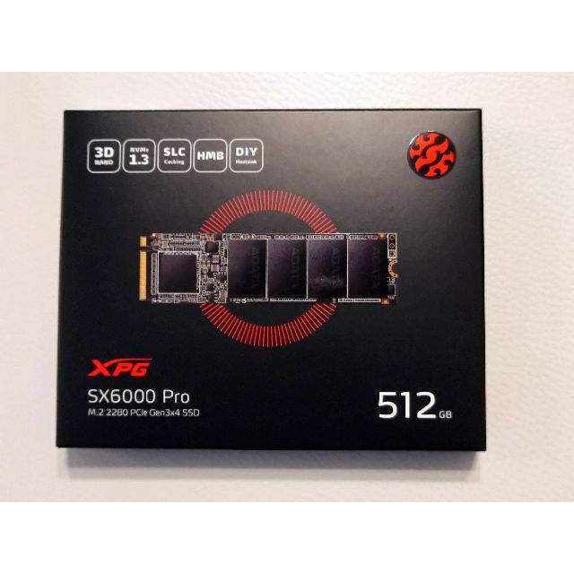 ◆新品◆ XPG SX6000 Pro ASX6000PNP-512GT-C 5