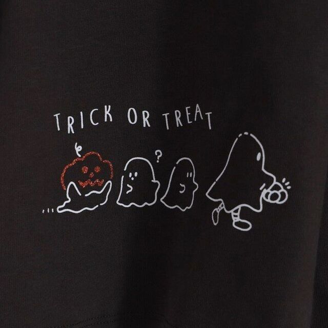 coen(コーエン)の☆新品☆coen キッズ ハロウィンビッグ8分袖チュニックＴシャツ 120サイズ キッズ/ベビー/マタニティのキッズ服男の子用(90cm~)(Tシャツ/カットソー)の商品写真