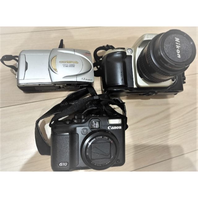 Canon - 「ジャンク」カメラ3台セットCanon G10 Nikon F60 CAMEDIの ...