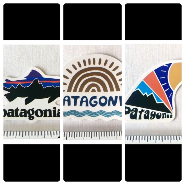 patagonia(パタゴニア)の《8》防水 ステッカー シール デコ patagonia パタゴニア ブランド インテリア/住まい/日用品の文房具(シール)の商品写真
