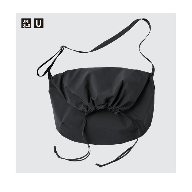 UNIQLO(ユニクロ)の今期 ドローストリングショルダーバッグ レディースのバッグ(ショルダーバッグ)の商品写真