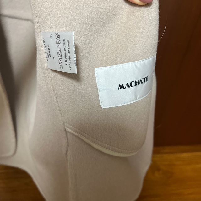 machatt タグ付き　リバーウールベスト　マチャット machatt リバーウールベスト ベージュ マチャット