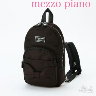 メゾピアノジュニア(mezzo piano junior)のmezzo piano リボンボディバッグ　　リュック(その他)