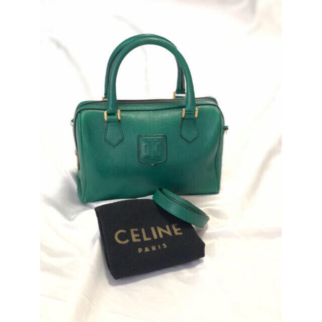 celine(セリーヌ)のセリーヌ　ミニボストン　グリーン レディースのバッグ(ボストンバッグ)の商品写真