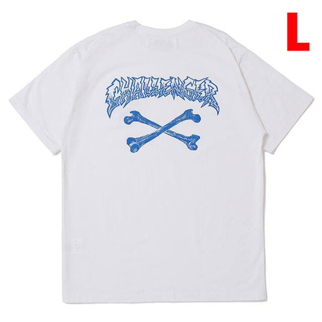 Tシャツ/カットソー(半袖/袖なし)L CHALLENGER CROSS BONE TEE  長瀬