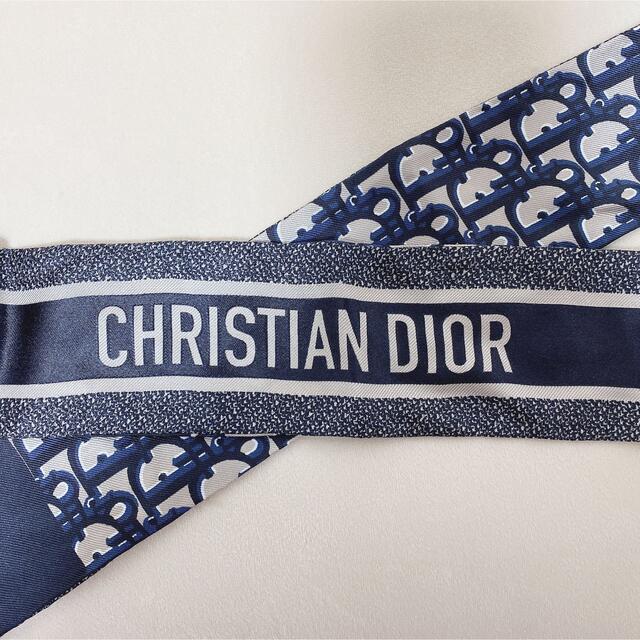 Christian Dior - DIOR ミッツァ スカーフ オブリーク ネイビー 新品の通販 by まろまろまろん's shop