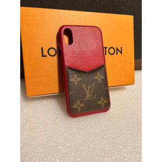 ルイヴィトン(LOUIS VUITTON)の★人気★ ルイヴィトン iPhone X & XS モノグラム レッド バンパー(iPhoneケース)