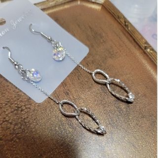 かりに～様専用。ピアス２点。リング。1点。パワーストーン粒売り。(ピアス)