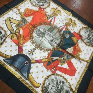 美品難有特価ヴィンテージエルメスカレジェアン大判カシミヤシルク
