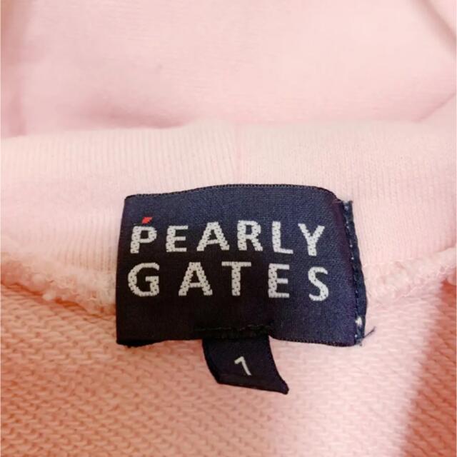 PEARLY GATES(パーリーゲイツ)のPEALRY GATES バーリーゲイツ パッチ パーカー レディース 1 スポーツ/アウトドアのゴルフ(ウエア)の商品写真