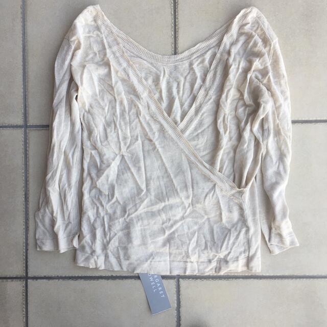 新品タグ 未着 MARGARET HOWELLリネンシルク カシュクール ニット 一流 ... 新品タグ 未着 MARGARET HOWELLリネンシルク カシュクール ニット
