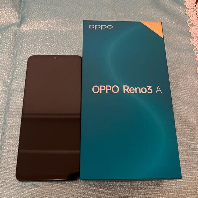 OPPO(オッポ)のOPPO Reno3 A ホワイト 美品 スマホ/家電/カメラのスマートフォン/携帯電話(スマートフォン本体)の商品写真