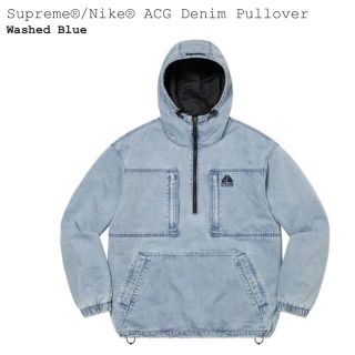 シュプリーム(Supreme)の22AW Supreme Nike ACG デニム プルオーバー L(Gジャン/デニムジャケット)