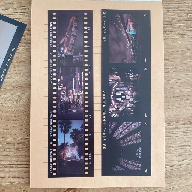 【商品番号M06】写真フィルム素材　10枚　写真は一例です。 ハンドメイドの素材/材料(型紙/パターン)の商品写真