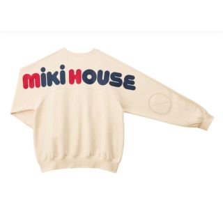 新品未使用　ミキハウス　ロゴパーカー　mikihouse