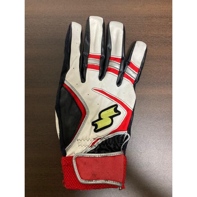 SSK(エスエスケイ)のSSK バッティング手袋 両手 L 中古 野球 エスエスケイ スポーツ/アウトドアの野球(その他)の商品写真