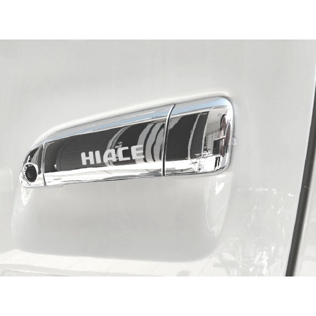 トヨタ(トヨタ)の残りわずか トヨタ ハイエース用（HIACE）ドアノブ ステッカー 反射式 自動車/バイクの自動車(車外アクセサリ)の商品写真