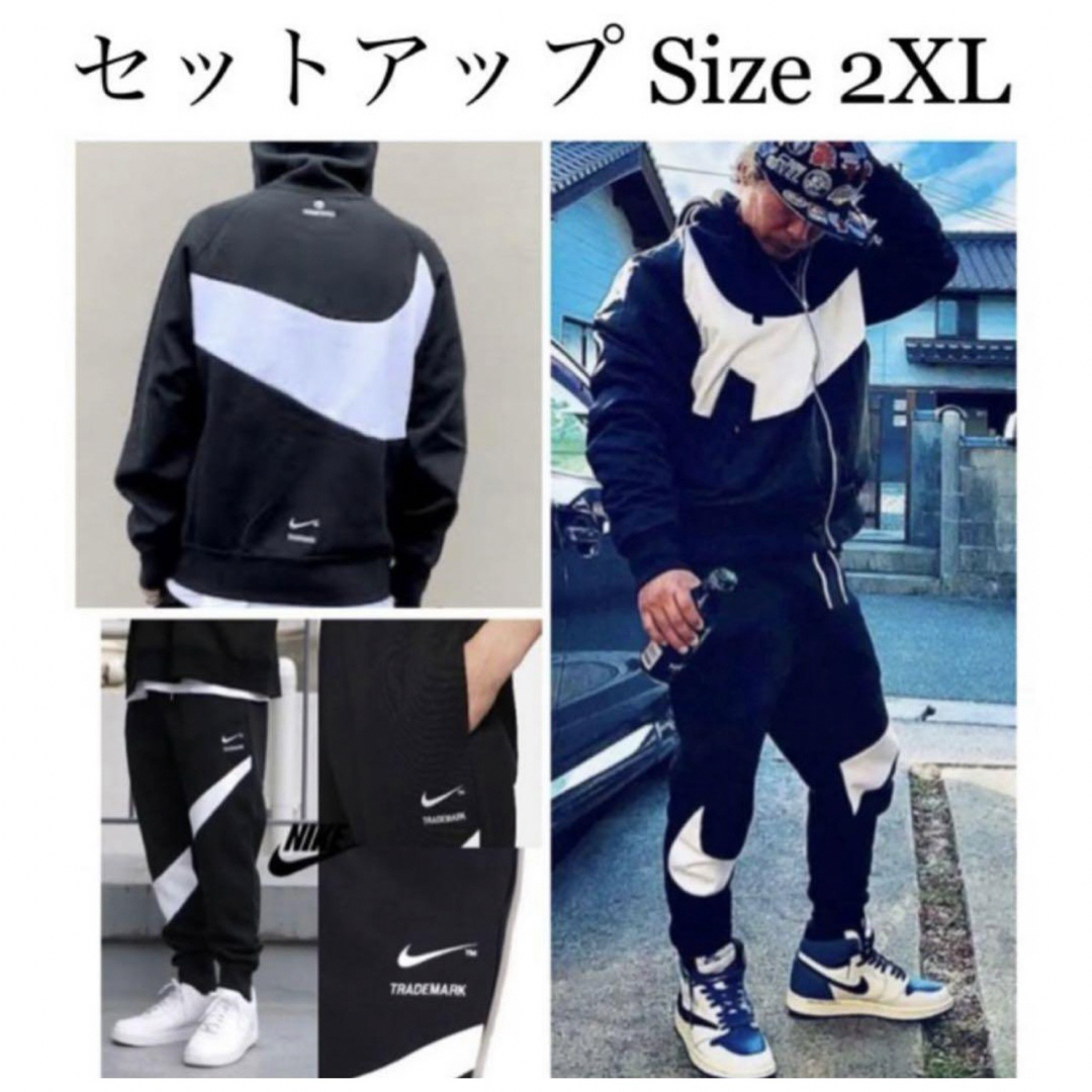 新品 完売 ブラック Lサイズ NIKE 手渡せ ビッグスウッシュ 新品 完売 ブラック Lサイズ NIKE 手渡せ ビッグスウッシュ