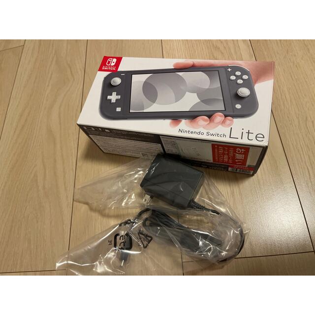 純正充電器付きNintendo Switch Lite グレー