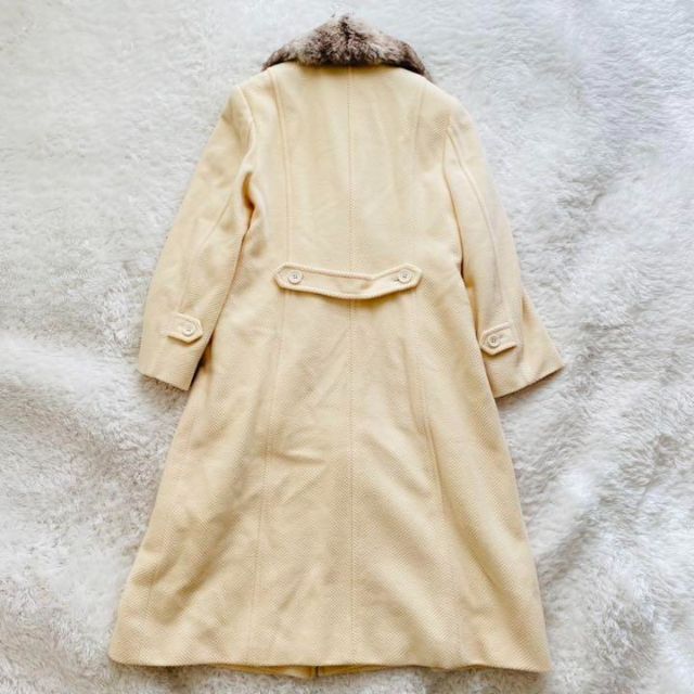 J.PRESS - 【美品】J・PRESS アンゴラ混 ロングコート リアルファー