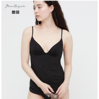 UNIQLO - ユニクロ mame kurogouchi マメ ブラトップ キャミ s