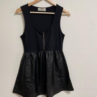 グレイル(GRL)のワンピース　レディース　GRL 黒　ブラック　グレイル　ノースリーブ(ひざ丈ワンピース)