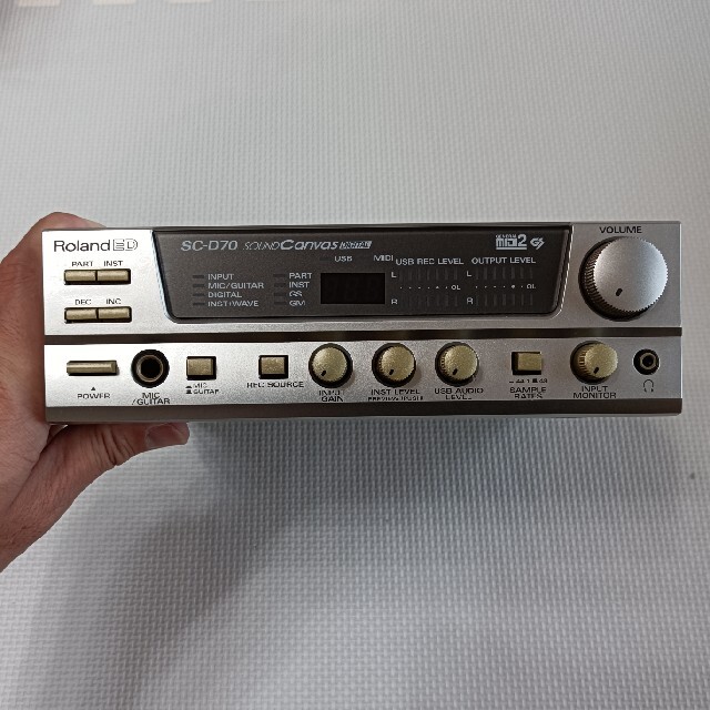 【DTM機材】Roland SC-D70 楽器のDTM/DAW(音源モジュール)の商品写真