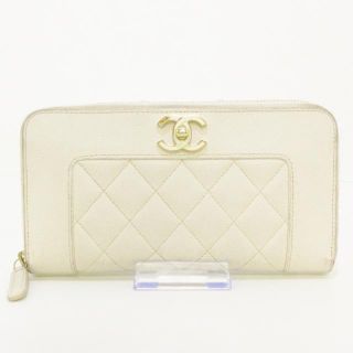 シャネル(CHANEL)のシャネル 長財布 A80969 アイボリー(財布)