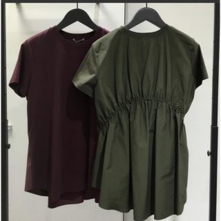 セオリーリュクス(Theory luxe)のセオリーリュクス　トップス　Tシャツ　ペプラム　異素材(Tシャツ(半袖/袖なし))