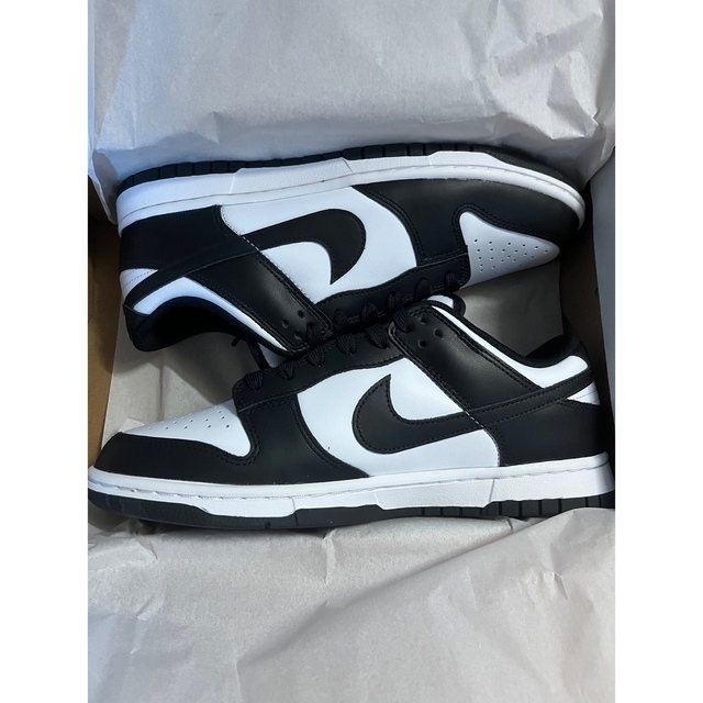 着画有 Nike Dunk Low Retro White/Black 26.5