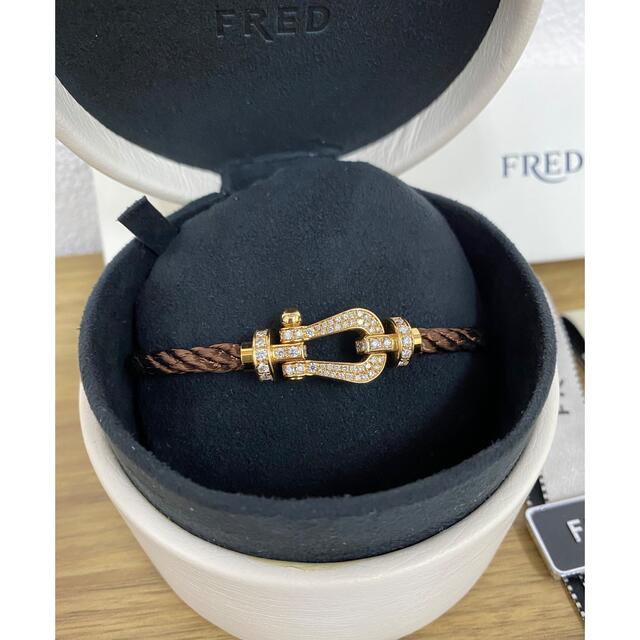 FRED(フレッド)のフレッド FRED フォース10 LM サイズ17 K18 ダイヤ 購入証明あり メンズのアクセサリー(ブレスレット)の商品写真