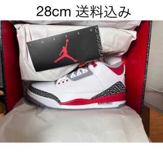 ナイキ(NIKE)のNike Air Jordan 3 Fire Red 28cm(スニーカー)