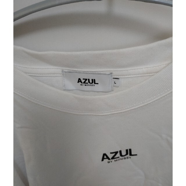 AZUL by moussy(アズールバイマウジー)のAZUL　オーバサイズロンT　L レディースのトップス(Tシャツ(長袖/七分))の商品写真