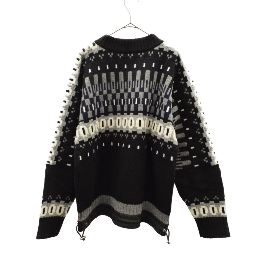 Sacai サカイ Wool Knit Pullover 21-02613M クルーネックニット