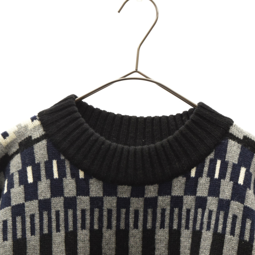 Sacai サカイ Wool Knit Pullover 21-02613M クルーネックニット