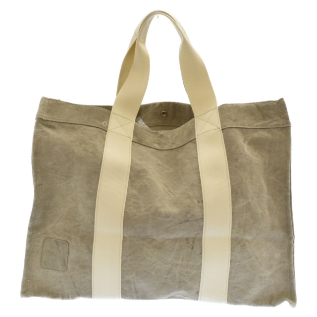 LADY MADE(レディメイド)のREADY MADE レディメイド EASY TOTE BAG ロゴ刺繍ヴィンテージ加工イージートートバッグ RE-CO-KH-00-00-227 グレー メンズのバッグ(トートバッグ)の商品写真