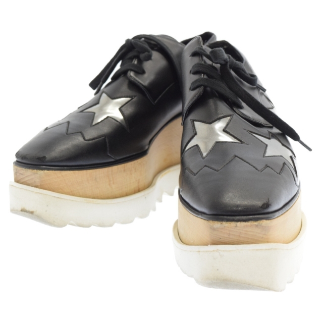 Stella McCartney(ステラマッカートニー)のSTELLA McCARTNEY ステラマッカートニー ELYSE STAR エリス スター ラバーシャークソール厚底スニーカー ブラック レディースの靴/シューズ(スニーカー)の商品写真