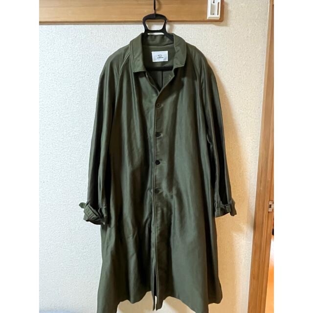 ウティ OUTIL “MANTEAU UZES” オリーブ モールスキン