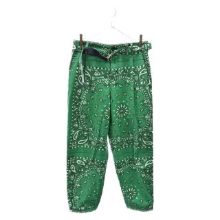 サカイ(sacai)のSacai サカイ 22SS Bandana Print Pants 22-02691M バンダナ プリント パンツ グリーン(その他)