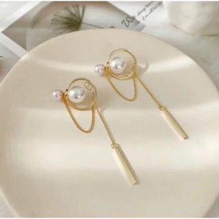 Dior - 【人気商品】新品インポート♡パール ダブル ロング キャッチ