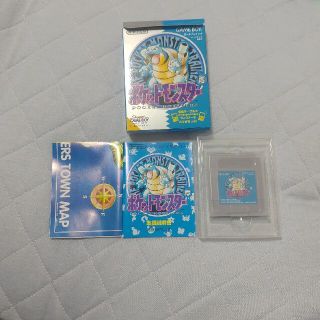 やまた様専用　ポケットモンスター　青　付属品あり(携帯用ゲームソフト)