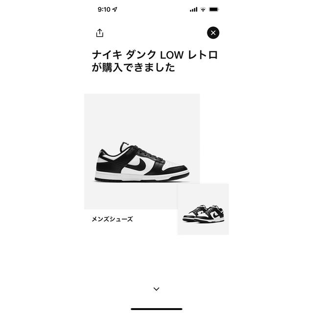 メンズNike Dunk Low Retro "White/Black"